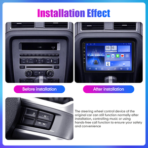 Pour Ford Mustang 2010-2014 <span class=keywords><strong>MC</strong></span> Appareil d'autoradio 10 pouces Double 2 Din Octa-Core Quad Stéréo GPS Navigation Android Autoradio - Product Image 2