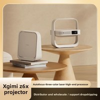 Projecteur DLP CRT XGIMI Z6X 5e génération 1080P 3D avec mise au point automatique intégrée, léger (2 kg), portable, intelligent, sans fil, Android 9, 16 Go