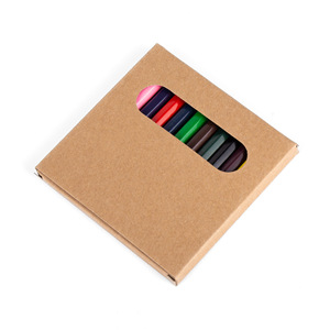 Juego de Lápices de Colores Hexagonales Mini Personalizados al por Mayor, Kit de Papelería Promocional con Logotipo para Pintura Infantil - Product Image 4