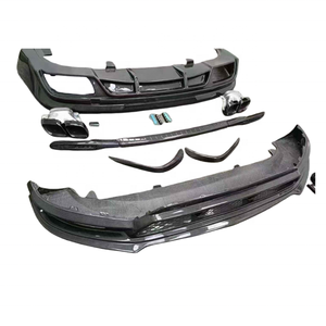 LD estilo fibra de carbono labio delantero difusor trasero tubo de escape alerón trasero para <span class=keywords><strong>mercedes</strong></span>-benz <span class=keywords><strong>GLS</strong></span> <span class=keywords><strong>Maybach</strong></span> 2020-2022 - Product Image 1