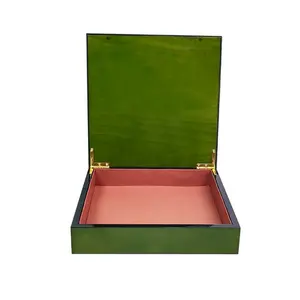 Hot Sale <strong>Luxury</strong> Bateel <strong>Chocolate</strong> <strong>Wooden</strong> <strong>Box</strong> New Design with Green Wood Finish Handmade and Varnished - Product Image 1