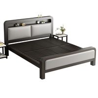 Lits Métalliques Simples au Design Moderne, Cadre en Fer et Acier Inoxydable, Taille King, Prix de Gros pour Mobilier de Chambre