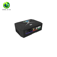 DC UPS Mini dengan kapasitas besar, fase tunggal 45W-120W POE DC AC Output untuk router WiFi 20800mah-48000mah baterai Lithium