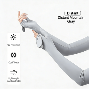 Manguitos <span class=keywords><strong>de</strong></span> compresión para brazos con protección solar UV, sublimados, para voleibol, béisbol universitario y ciclismo, para hombre y mujer, al por mayor - Product Image 4