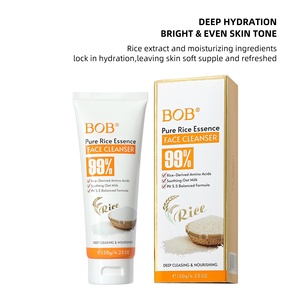 Limpiador Facial Espumoso <span class=keywords><strong>con</strong></span> Aminoácidos de <span class=keywords><strong>Arroz</strong></span> - Hidratante, Limpieza Profunda, Suave, No Irritante para Todo <span class=keywords><strong>Tipo</strong></span> de Piel - Product Image 5