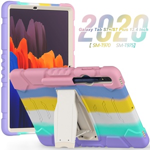 Custodia Robusta Antiurto per <span class=keywords><strong>Tablet</strong></span> con Slot per Penna per <span class=keywords><strong>Samsung</strong></span> Galaxy Tab S8 Ultra <span class=keywords><strong>S7</strong></span> <span class=keywords><strong>FE</strong></span> S8 Plus - Product Image 2