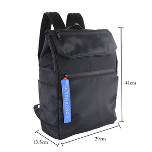 Sac à dos pour ordinateur portable avec sangle d'épaule arquée, pour étudiants, affaires, loisirs, unisexe, fermeture éclair, mode, imperméable, polyester, National 2024 - Product Image 6