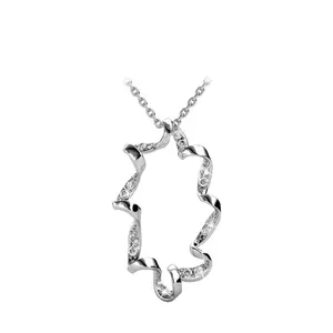 Premium Austrian Crystal Jewelry 925 Sterling Silver / Brass Boutique Women Pendant Necklace Destiny Jewellery