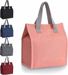 Reusable Lunch Cooler Bag Thermal Lunch Tote Bag Simple and New Fashion Lunch Bag Insulated - Product Image 1