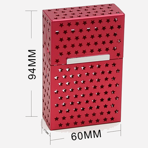 Étui à cigarettes en aluminium creux étoile 20s (SW77331D) - Product Image 5