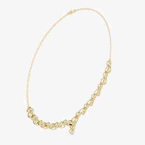 Best Selling Diamond <b>Necklace</b> With Round Cut Diamonds Luxury Jewelry For Women Bridal And Festive Wear Available At Best Market - Product Image 1