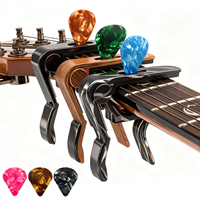 Professional Durable Aluminum Acoustic/Electric Guitar & Bass Capo with Classical Metal Clamp