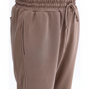 Alta calidad 500 Gsm sudaderas fabricante personalizado peso pesado de gran tamaño francés Terry 100% algodón pantalones de chándal de pierna ancha hombres - Product Image 1