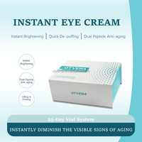OTVENA Crème Gel Anti-rides Raffermissante Effet Lifting Résultats Instantanés Cernes et Poches Lisse les Ridules Hydrate le Contour des Yeux Tous Types de Peau