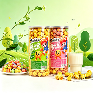 Factory Direct Sweet Round Canned <strong>Popcorn</strong> 180g, Stock Available OEM ODM, Custom Low Sugar &amp; Sugar Free <strong>Popcorn</strong> Acceptable - Product Image 3