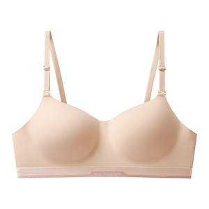Reggiseno Senza Cuciture Senza <span class=keywords><strong>Ferretto</strong></span> per Donne <span class=keywords><strong>con</strong></span> Seno Piccolo Push-Up Coppa Fissa <span class=keywords><strong>Fascia</strong></span> Sportiva Comoda <span class=keywords><strong>con</strong></span> Spalline Sottili - Product Image 5