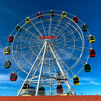Grande Roue de 30 m avec Éclairage LED pour Parcs d'Attractions et Thématiques – Vente Directe Usine