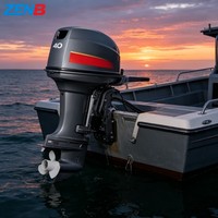 Motor fueraborda de dos tiempos de 40HP, eje corto/largo, superventas de fábrica, estilo Yamaha