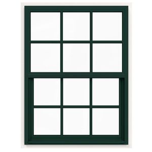 Fenêtres à double <span class=keywords><strong>battant</strong></span> en <span class=keywords><strong>PVC</strong></span> noir et <span class=keywords><strong>blanc</strong></span> de style nord-américain avec moustiquaire magnétique - Product Image 4