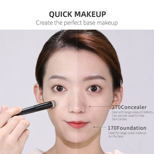 شعر نباتي عالي الجودة من YDINI 4 مع مقبض خشبي أسود رقيق ومخروط أسود لامع - Product Image 4