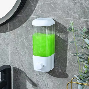 Distributeur de savon mousse <span class=keywords><strong>mural</strong></span> en ABS 500 ml, distributeur de savon pour les mains avec garantie d'un an, design moderne - Product Image 5