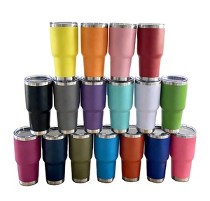 Premium 30oz Double Wall Vacuum Insulated Stainless Steel Travel Cup <b>with</b> Laser Engraving for Custom Logo Bulk Wholesale Durable - Product Image 1