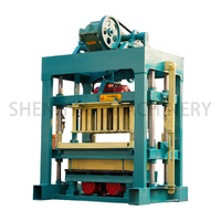 Meilleure machine à fabriquer des blocs de ciment Qtj4-40 à bas prix en Chine, machine à fabriquer des briques à vendre