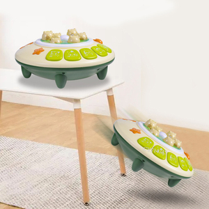 <span class=keywords><strong>Jeu</strong></span> musical multifonctionnel à piles, clavier accordéon éducatif et jouet Whack-a-Mole à thème dessin animé - Grande Vente - Product Image 5