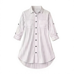Casual Turn Down Collar <b>Patch</b> Pockets Floral Print Button Front Short Sleeves 100% Linen Breathable Women Shirt Blouse - Product Image 1
