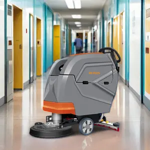 Cầm tay sàn Scrubber Máy sàn Scrubber máy sấy tự đi bộ với ổ đĩa khả năng sàn Scrubber máy