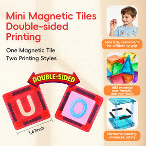 Giocattoli Educativi all'Ingrosso, Blocchi Magnetici, Mini Piastrelle Magnetiche per Bambini, <span class=keywords><strong>Ausili</strong></span> <span class=keywords><strong>Didattici</strong></span> Prescolare per Imparare Lettere e Numeri - Product Image 6