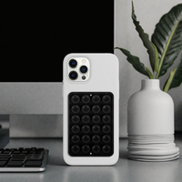 Coque de Téléphone en Silicone Durable à Forte Adhérence avec Ventouse Adhésive, Support Mains Libres pour Selfies et Vidéos, Nouveauté pour Diwali et la Fête des Mères