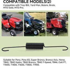 Ressort d'extension de transmission pour tracteur à gazon Yong Shengda 732-04276A, garantie de 3 mois pour MTD/<span class=keywords><strong>Craftsman</strong></span>/Huskee/Bolens/Brute Rototiller - Product Image 3