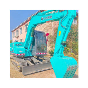 Machine de construction kobelco marque SK75 Sk75SR mini pelle, pelle d'occasion 7ton 8ton SK75 avec de faibles heures - Product Image 1