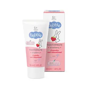 Kids Toothpaste STRAWBERRY Smell Bebble (6 months +) 50 ml