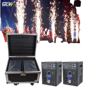 Machine à étincelles froides sans fil <span class=keywords><strong>SFR</strong></span>-SP750C 750W double tension DMX512 pour scène, feux d'artifice, mariages, 2 pièces avec flight case métallique pour mariage - Product Image 3