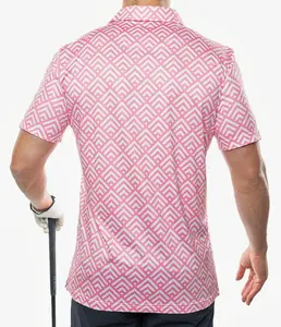 Free Design Performance Sublimation Sports Soft Moisture Wicking Dry Fit Golf T Shirt Men' Polo Shirts