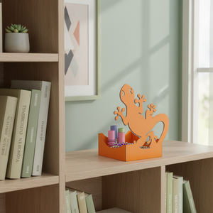 Mia Twist Zampirella Geko Peach ALUBOX Scatola Decorativa per Oggetti Modello LAF79893 #   Prodotto in Italia per un'organizzazione meticolosa - Product Image 3
