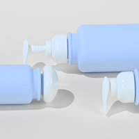 Bouteille en plastique PE de luxe avec logo personnalisé pour contenants de crème cosmétique, souple, compressible, recyclable, emballage multi-capacités pour soins de la peau