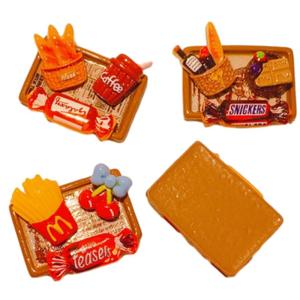 2026 Popular Creative Realistic Western-style Miniature Food Toy Fridge Magnets - Product Image 2