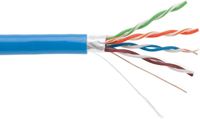 Chaqueta de Pvc Cat5e Precio a granel Cat5 Ethernet 4pr 24awg Utp Cat 5E 4 pares 8 núcleos Nuevo Pvc / Lszh Lan Cable 305m Caja