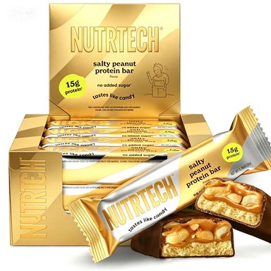 OEM/ODM Gym Exercise Energy Whey Protein Bars High Protein Nutritious Snacks Low Sugar Gluten-free Chocolate Box for Adults