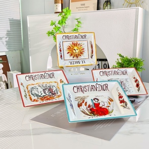 European Style Ceramic Creative Personalized Storage Tray Ashtray for Restaurant Home Office Conference Hall and Cigar Use - Product Image 5
