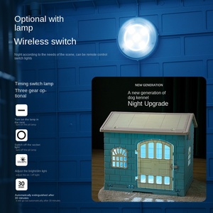 Perrera para perros de interior Plástico Sólido Ecológico Todas las estaciones Casa para perros pequeña y mediana Suministros para mascotas - Product Image 4