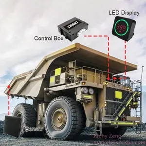 Sistema de advertencia de colisión de radar con sensor de estacionamiento de camiones para camiones pesados