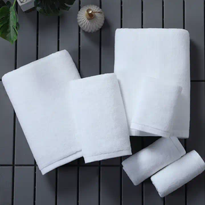 Toalla de Hotel Popular 100% Algodón, Toalla de 5 Estrellas de Fábrica China, Toalla de Algodón Blanca - Product Image 1