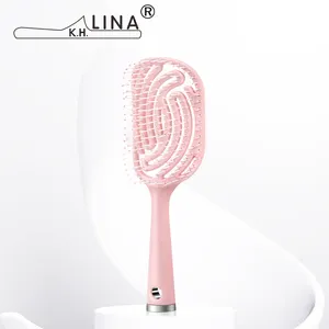 Peignes à cheveux brosse auto-nettoyante creuse peigne de massage du cuir chevelu auto-nettoyant rapide démêlant brosse à cheveux pour femmes