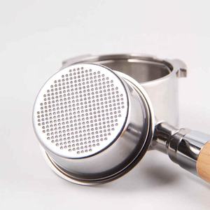 Porte-filtre sans fond en acier inoxydable, machine à café expresso professionnelle pour <span class=keywords><strong>Delonghi</strong></span> EC680/EC685, panier filtrant inclus - Product Image 5