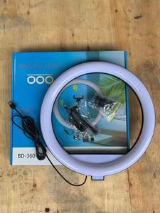 Lampe d'éclairage LED plate <span class=keywords><strong>BD</strong></span>-360 pour photographie, diffusion en direct et studio – Lampe de remplissage pour <span class=keywords><strong>streaming</strong></span> et prise de vue BD360 - Product Image 4