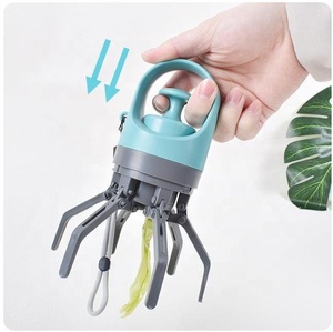 Tasarım köpek Poop <span class=keywords><strong>Scooper</strong></span> en yüksek kaliteli yaratıcı taşınabilir kaka poşetleri B2C ABS sürdürülebilir köpek kravat kolları ile kaka poşetleri mavi - Product Image 1